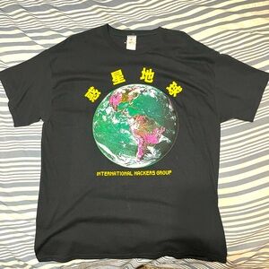 Global Hackers group T-shirt.